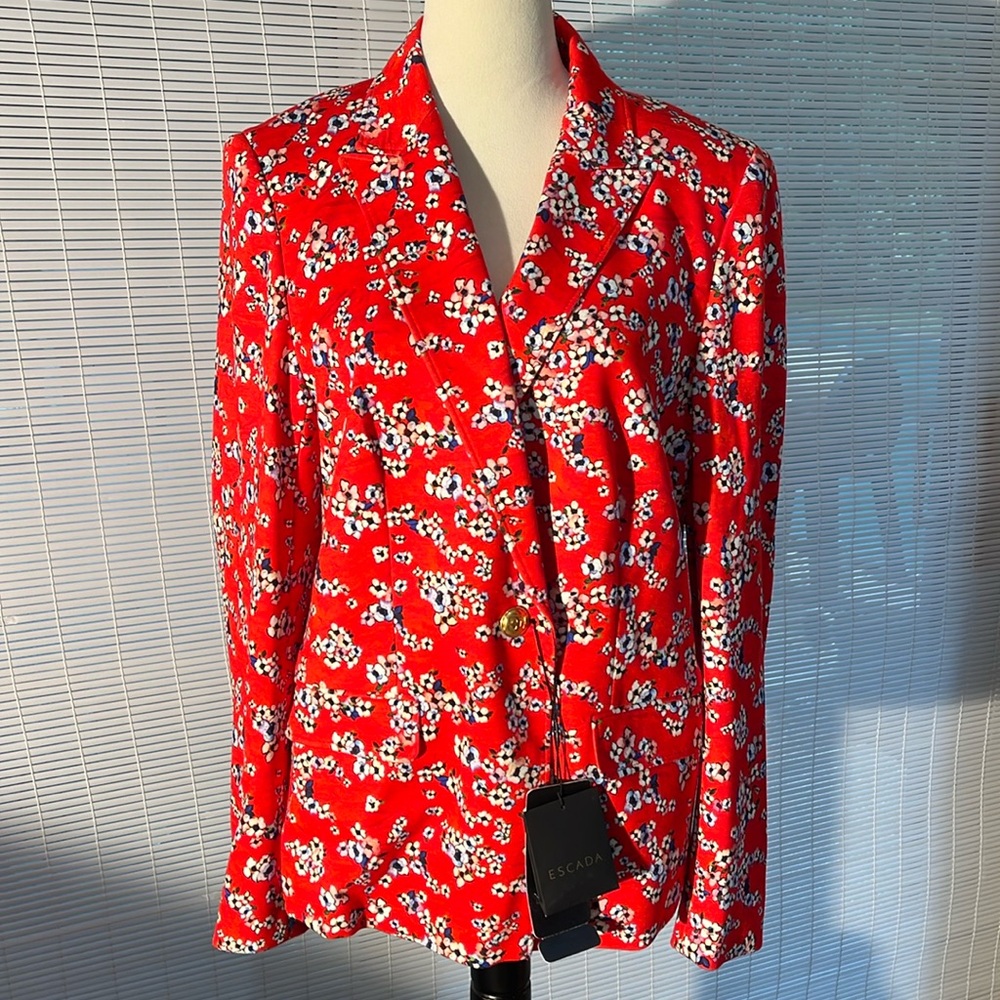 Escada Floral Rd Jacket